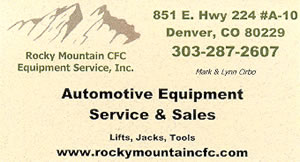 Rocky Mountain CFC Equipment Service